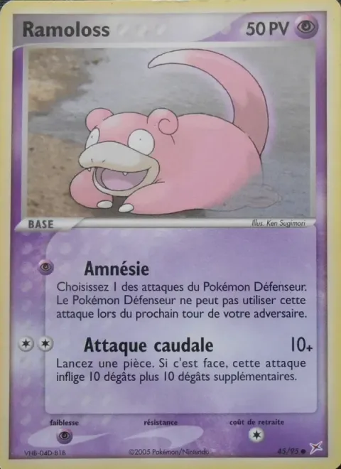 Carte Pokémon Ramoloss 045/095, extension EX Team Magma vs Team Aqua