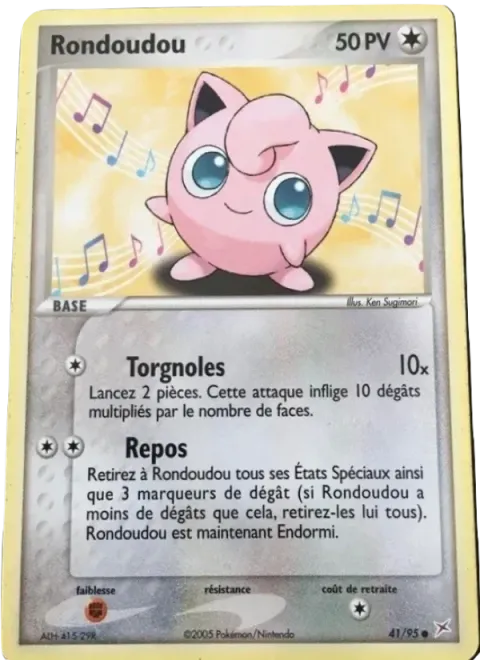Carte Pokémon Rondoudou 041/095, extension EX Team Magma vs Team Aqua