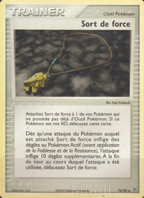 Carte Pokémon Sort de force 074/095, extension EX Team Magma vs Team Aqua