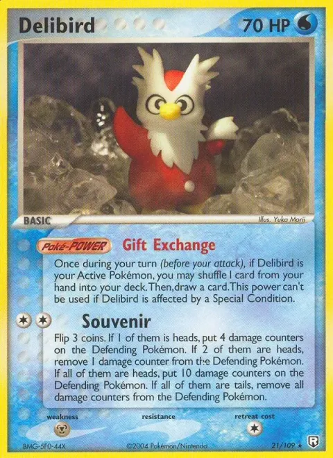 Carte Pokémon Cadoizo 021/109, extension EX Team Rocket Returns (sortie anglaise)
