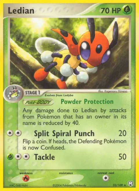 Carte Pokémon Coxyclaque 023/109, extension EX Team Rocket Returns (sortie anglaise)