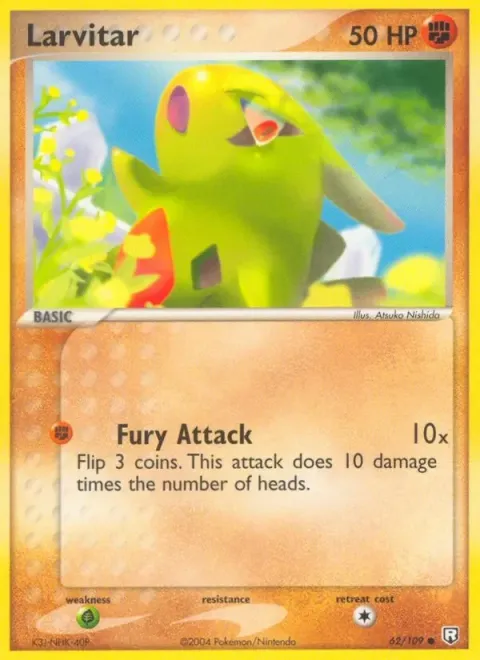 Carte Pokémon Embrylex 062/109, extension EX Team Rocket Returns (sortie anglaise)
