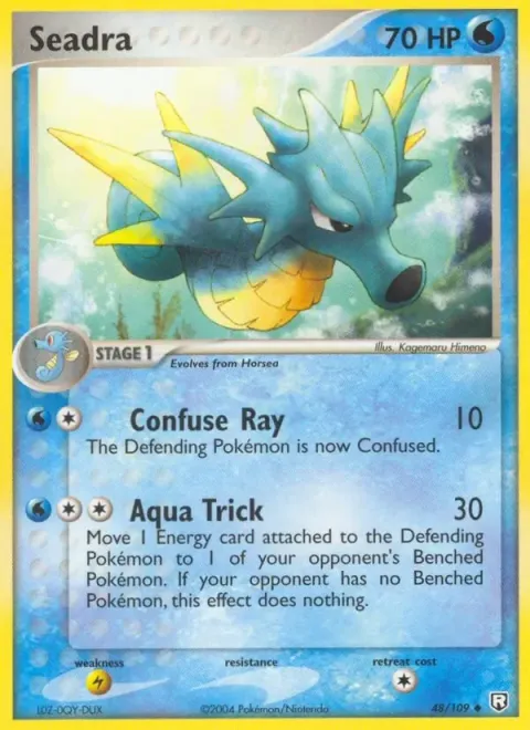 Carte Pokémon Hypocéan 048/109, extension EX Team Rocket Returns (sortie anglaise)