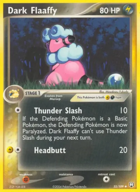 Carte Pokémon Lainergie obscur 033/109, extension EX Team Rocket Returns (sortie anglaise)