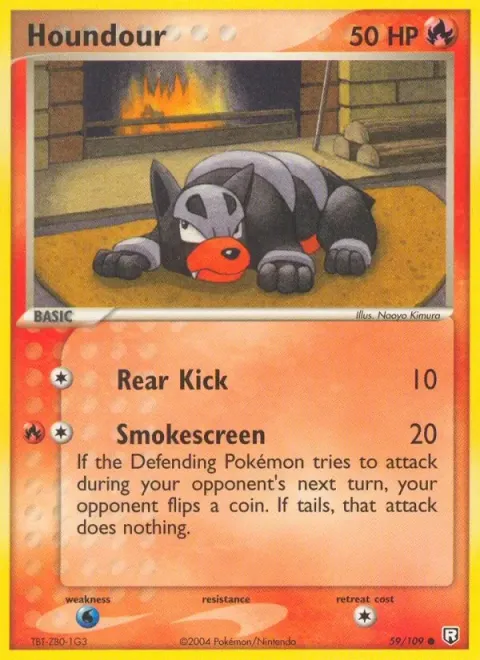 Carte Pokémon Malosse 059/109, extension EX Team Rocket Returns (sortie anglaise)