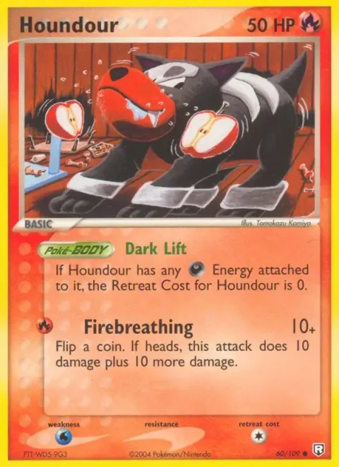 Carte Pokémon Malosse 060/109, extension EX Team Rocket Returns (sortie anglaise)