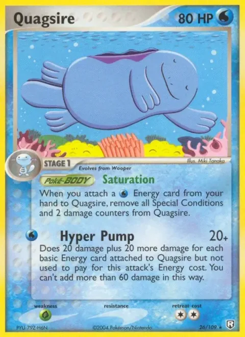 Carte Pokémon Maraiste 026/109, extension EX Team Rocket Returns (sortie anglaise)