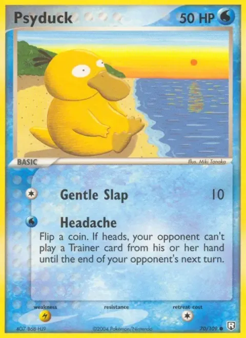 Carte Pokémon Psykokwak 070/109, extension EX Team Rocket Returns (sortie anglaise)