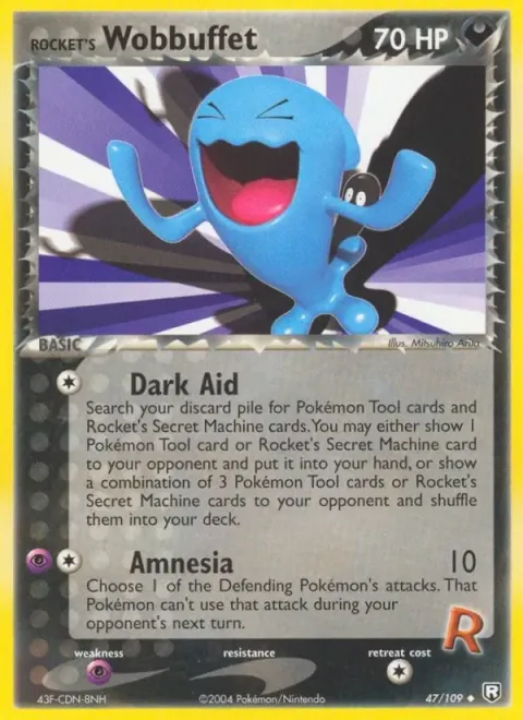 Carte Pokémon Qulbutoké de Rocket 047/109, extension EX Team Rocket Returns (sortie anglaise)
