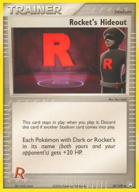 Carte Pokémon Repaire des Rocket ! 087/109, extension EX Team Rocket Returns (sortie anglaise)