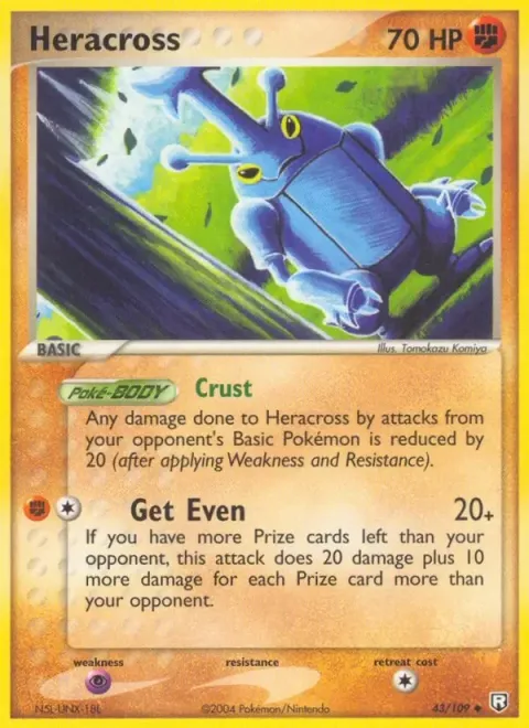Carte Pokémon Scarhino 043/109, extension EX Team Rocket Returns (sortie anglaise)