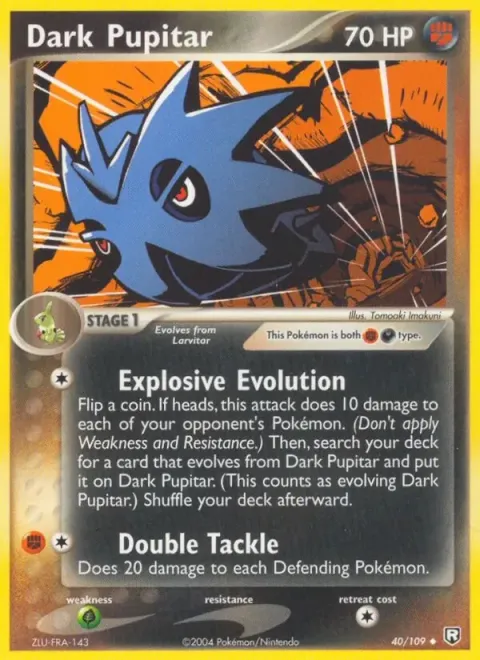 Carte Pokémon Ymphect obscur 040/109, extension EX Team Rocket Returns (sortie anglaise)