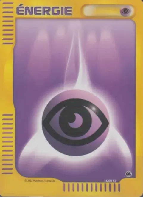 Carte Pokémon Énergie Psy 164/165, extension Expedition