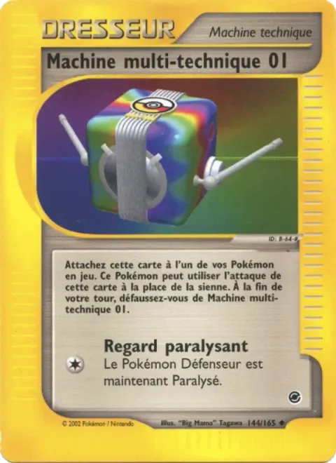 Carte Pokémon Machine multi-technique 01 144/165, extension Expedition