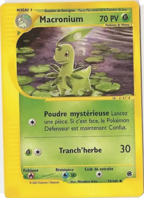Carte Pokémon Macronium 071/165, extension Expedition