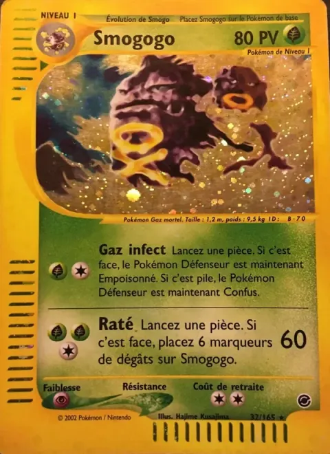 Carte Pokémon Smogogo 032/165, extension Expedition