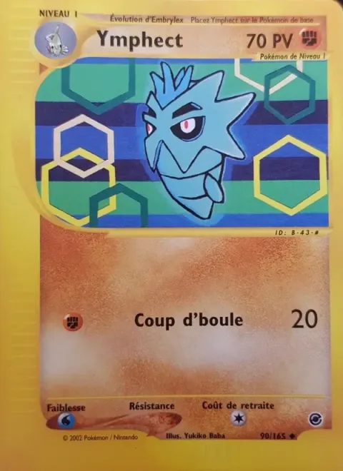 Carte Pokémon Ymphect 090/165, extension Expedition
