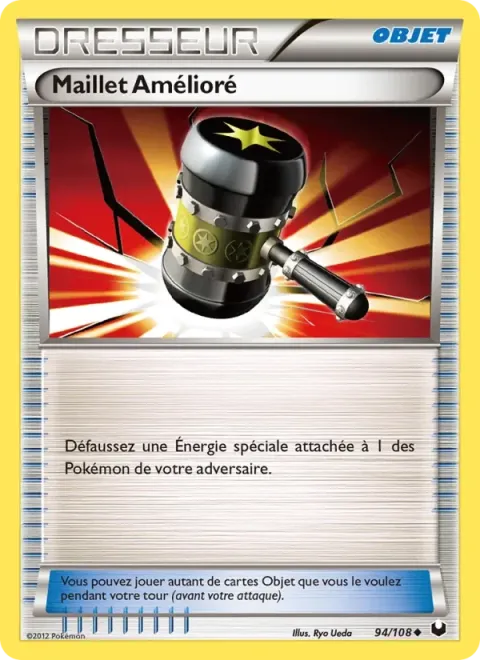 Carte Pokémon Maillet Amélioré 094/108, extension Explorateurs Obscurs