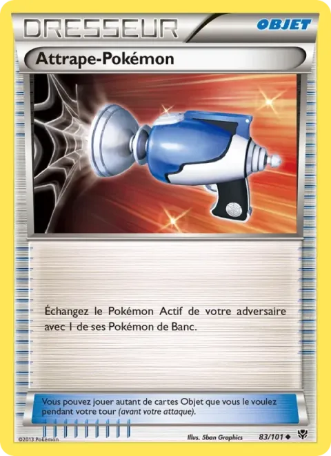 Carte Pokémon Attrape-Pokémon 083/101, extension Explosion Plasma