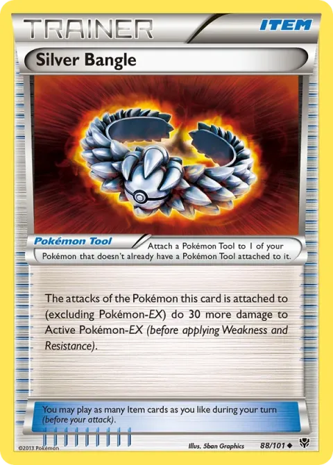 Carte Pokémon Bracelet d’Argent 088/101, extension Explosion Plasma
