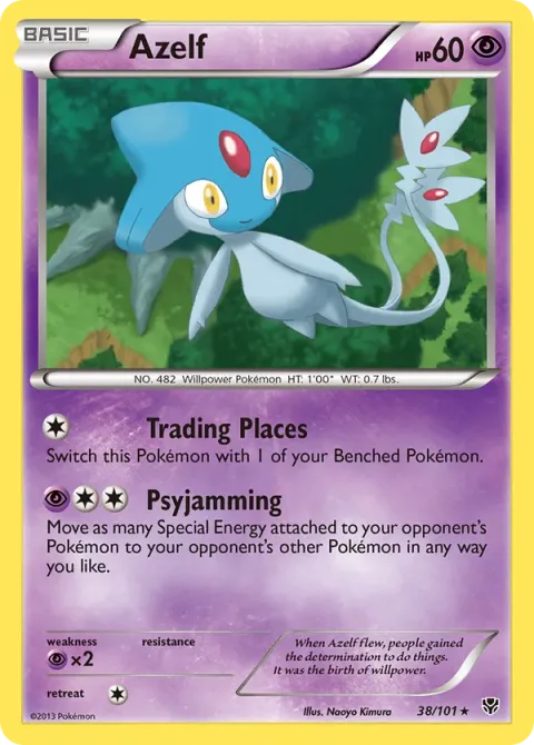 Carte Pokémon Créfadet 038/101, extension Explosion Plasma