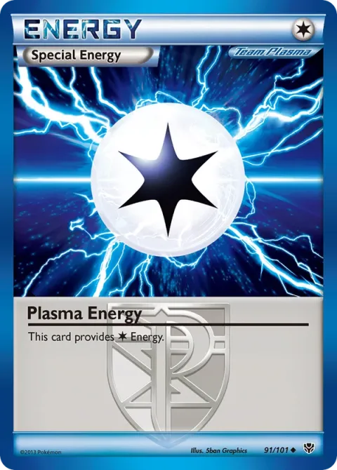 Carte Pokémon Énergie Plasma 091/101, extension Explosion Plasma