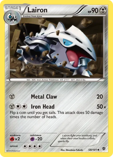 Carte Pokémon Galegon 058/101, extension Explosion Plasma