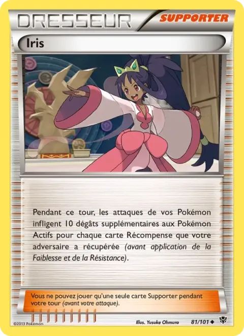 Carte Pokémon Iris 081/101, extension Explosion Plasma
