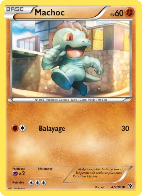 Carte Pokémon Machoc 047/101, extension Explosion Plasma