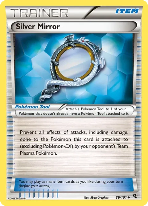 Carte Pokémon Miroir d’Argent 089/101, extension Explosion Plasma