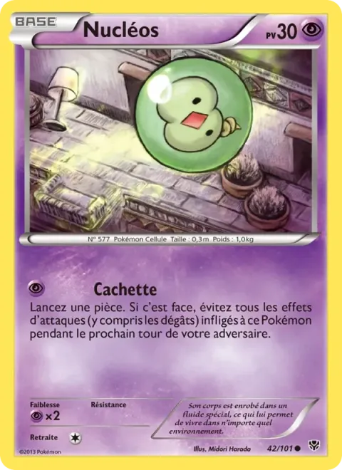 Carte Pokémon Nucléos 042/101, extension Explosion Plasma