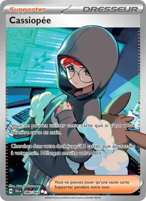 Carte Pokémon Cassiopée 086/064, extension Fable Nébuleuse