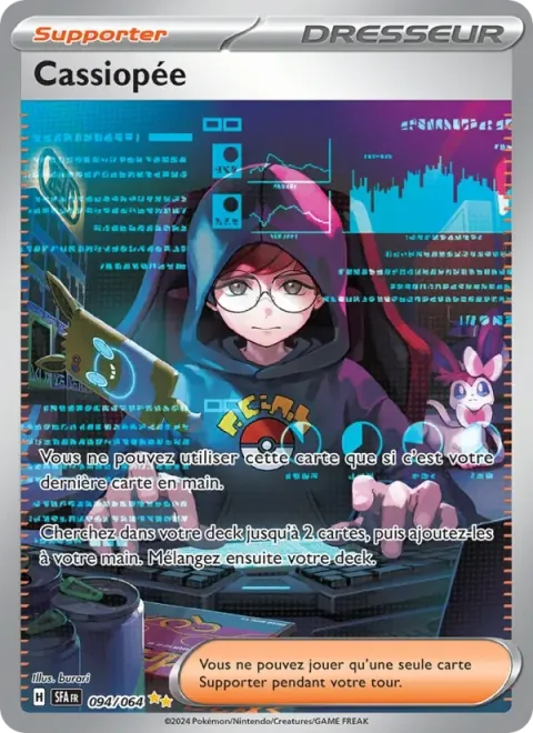 Carte Pokémon Cassiopée 094/064, extension Fable Nébuleuse