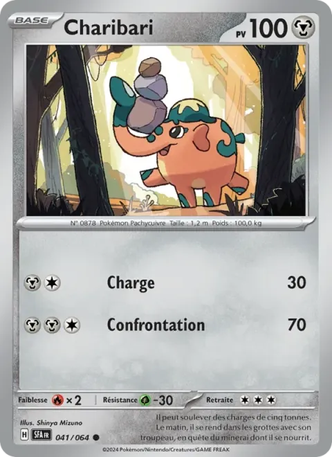 Carte Pokémon Charibari 041/064, extension Fable Nébuleuse