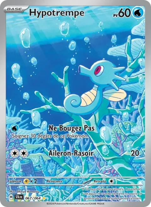 Carte Pokémon Hypotrempe 067/064, extension Fable Nébuleuse