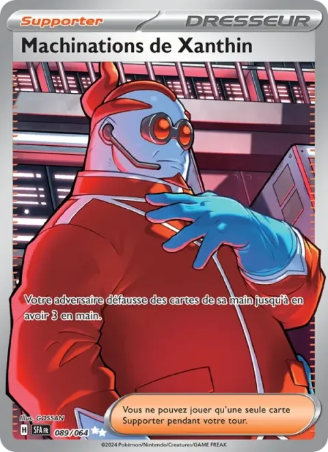 Carte Pokémon Machinations de Xanthin 089/064, extension Fable Nébuleuse