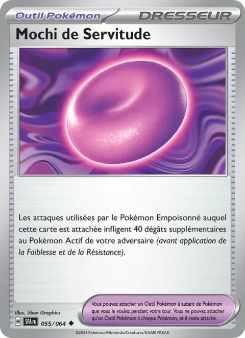 Carte Pokémon Mochi de Servitude 055/064, extension Fable Nébuleuse