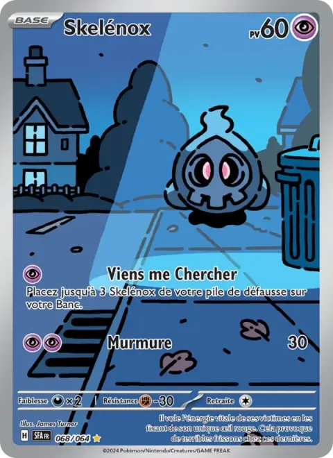 Carte Pokémon Skelénox 068/064, extension Fable Nébuleuse