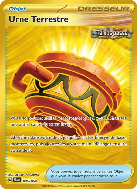 Carte Pokémon Urne Terrestre 096/064, extension Fable Nébuleuse