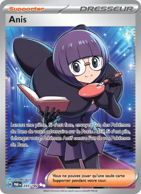 Carte Pokémon Anis 243/182, extension Faille Paradoxe