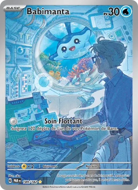 Carte Pokémon Babimanta 189/182, extension Faille Paradoxe