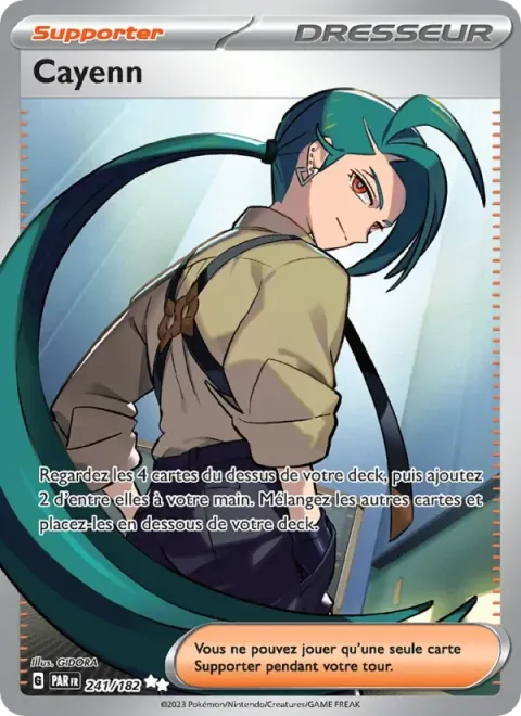 Carte Pokémon Cayenn 241/182, extension Faille Paradoxe