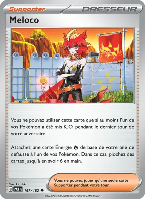 Carte Pokémon Meloco 167/182, extension Faille Paradoxe