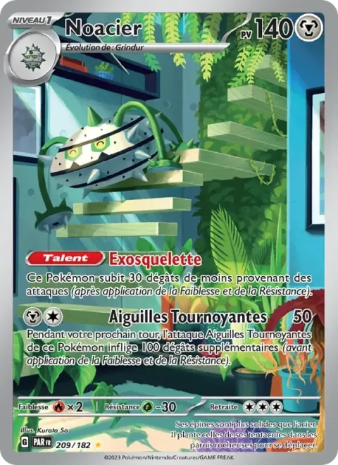 Carte Pokémon Noacier 209/182, extension Faille Paradoxe