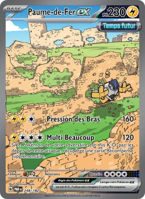 Carte Pokémon Paume-de-Fer-ex 248/182, extension Faille Paradoxe