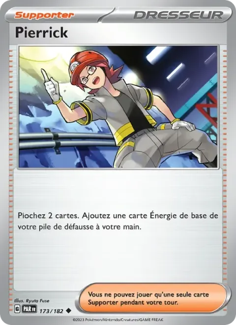 Carte Pokémon Pierrick 173/182, extension Faille Paradoxe
