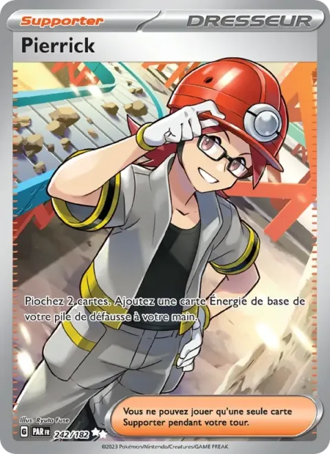 Carte Pokémon Pierrick 242/182, extension Faille Paradoxe