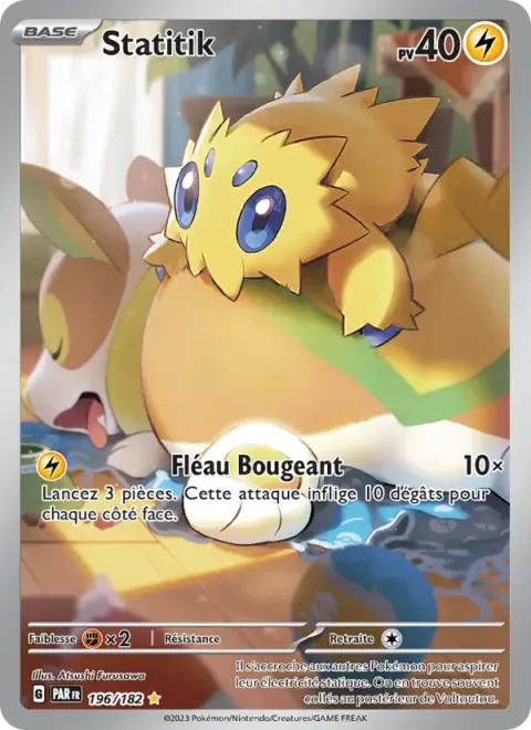 Carte Pokémon Statitik 196/182, extension Faille Paradoxe