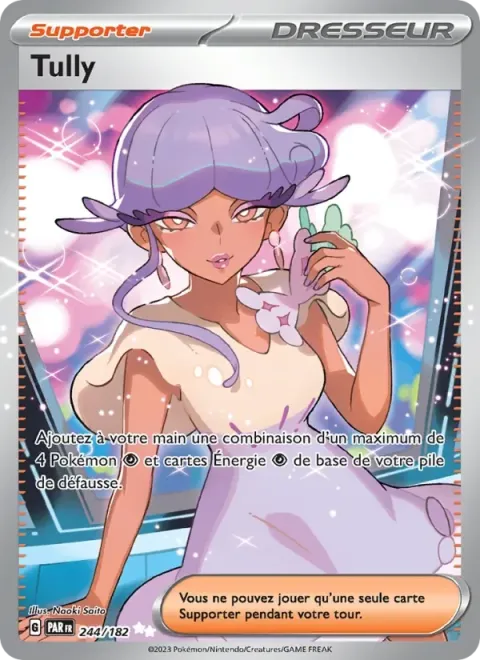 Carte Pokémon Tully 244/182, extension Faille Paradoxe