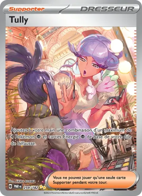 Carte Pokémon Tully 259/182, extension Faille Paradoxe